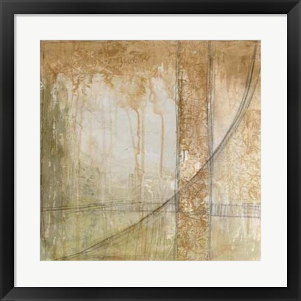 Framed Iron and Lace III Print