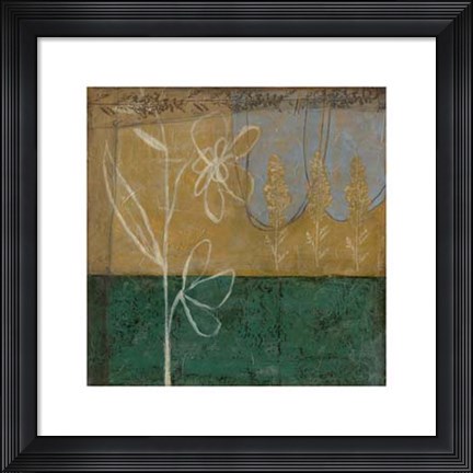 Framed Pressed Wildflowers I Print