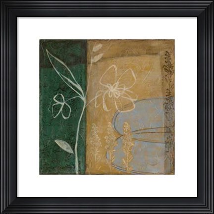 Framed Pressed Wildflowers III Print