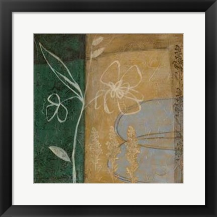 Framed Pressed Wildflowers III Print