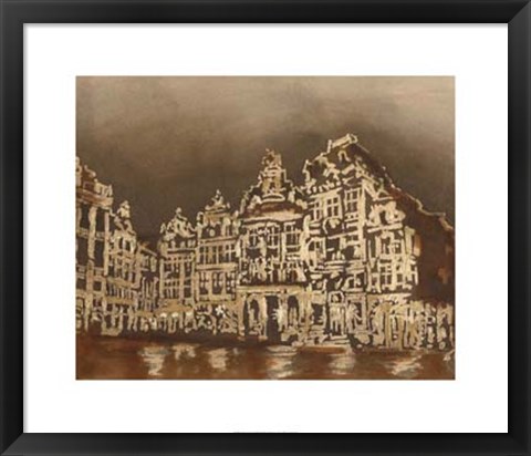 Framed Brussels I Print