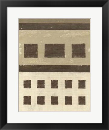 Framed Quadrate I Print