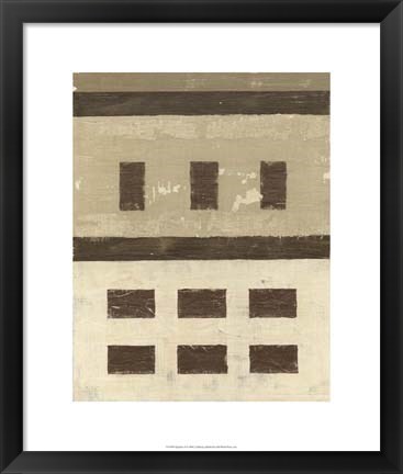 Framed Quadrate II Print