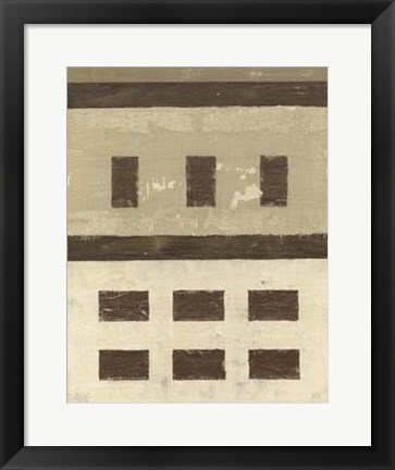 Framed Quadrate II Print