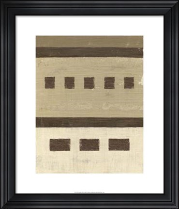 Framed Quadrate III Print