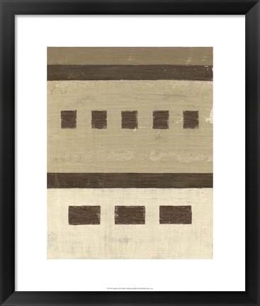 Framed Quadrate III Print