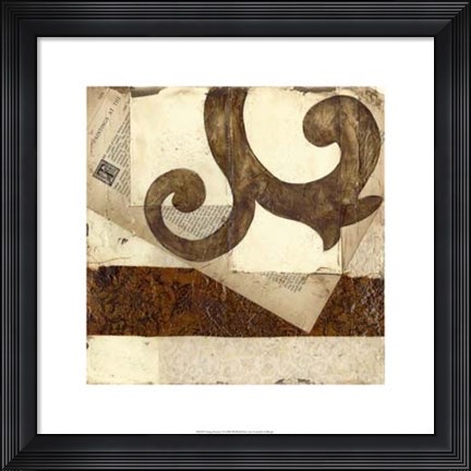 Framed Vintage Romance I Print