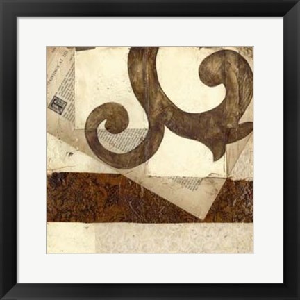Framed Vintage Romance I Print