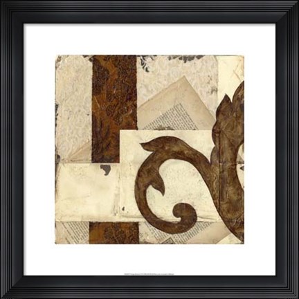 Framed Vintage Romance II Print