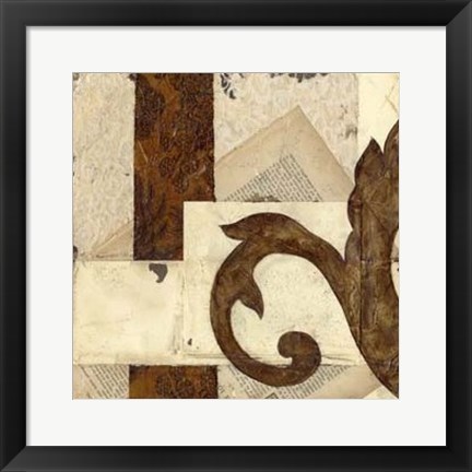 Framed Vintage Romance II Print