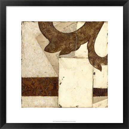 Framed Vintage Romance III Print