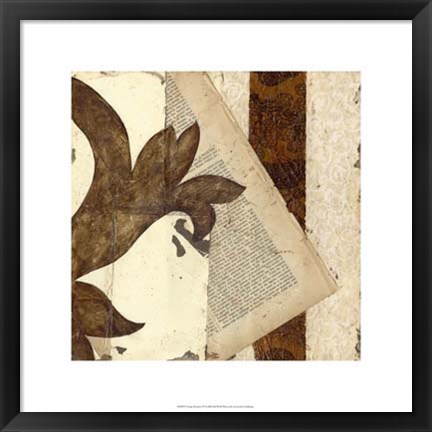 Framed Vintage Romance IV Print