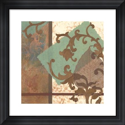 Framed Copper Scroll II Print