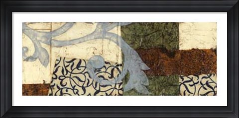 Framed Quilted Scroll III Print