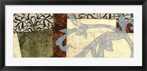 Framed Quilted Scroll IV Print