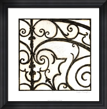 Framed Iron Gate I Print
