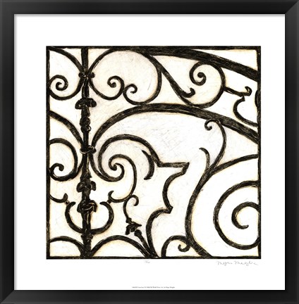 Framed Iron Gate I Print