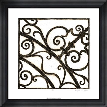Framed Iron Gate II Print