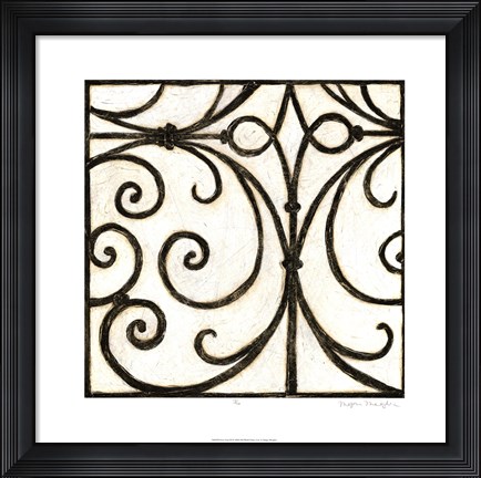 Framed Iron Gate III Print