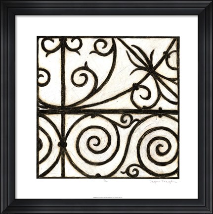Framed Iron Gate IV Print