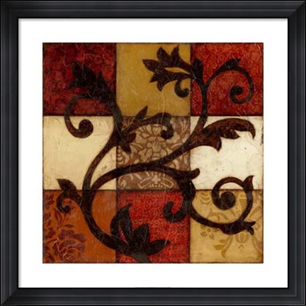 Framed Spiced Filigree Print