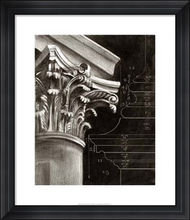 Framed Architectural Design I Print