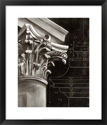 Framed Architectural Design I Print