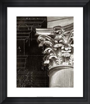 Framed Architectural Design II Print