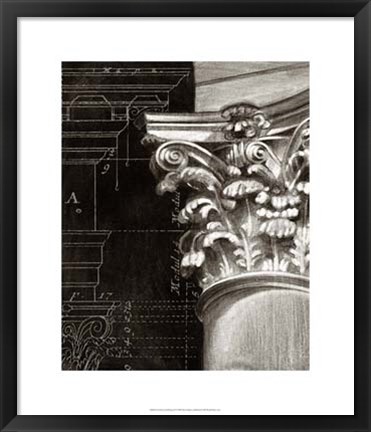 Framed Architectural Design II Print