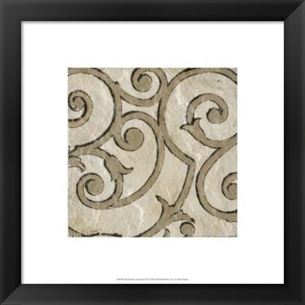 Framed Renaissance Composition II Print