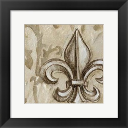 Framed Renaissance Composition III Print