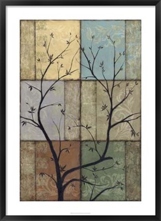 Framed Arbor Elements Print