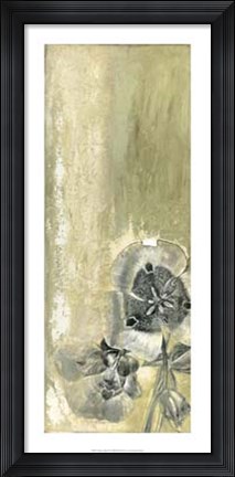 Framed Celadon in Bloom IV Print