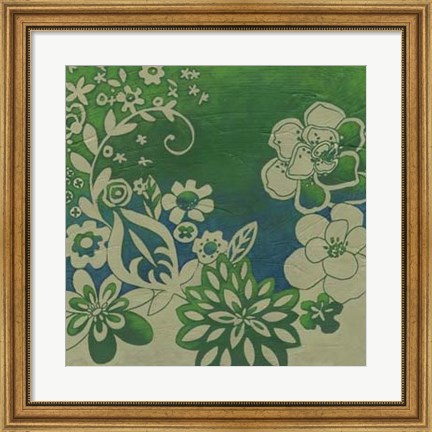 Framed Kyoto Garden I Print