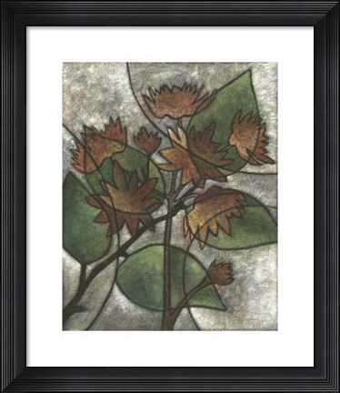 Framed Chloe&#39;s Flowers II Print