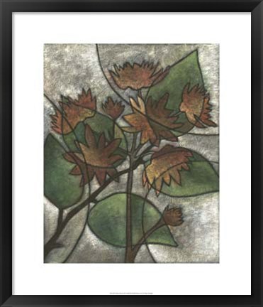 Framed Chloe&#39;s Flowers II Print