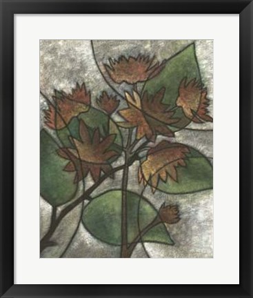 Framed Chloe&#39;s Flowers II Print