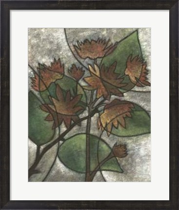 Framed Chloe&#39;s Flowers II Print