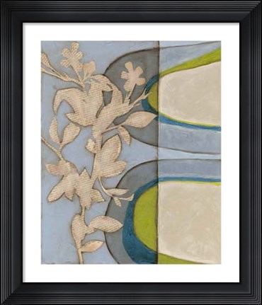 Framed Botanical Prose I Print