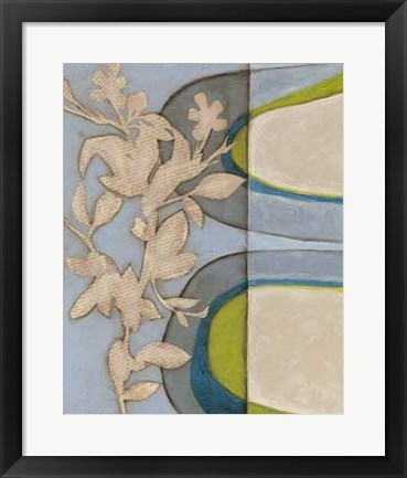 Framed Botanical Prose I Print
