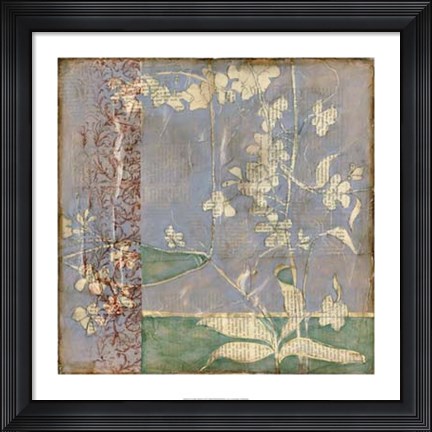 Framed Garden Whimsy III Print