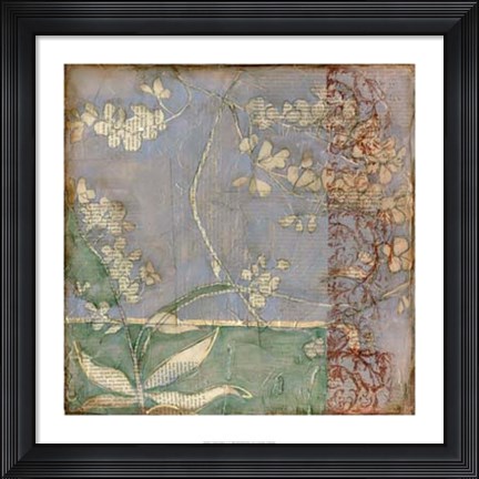 Framed Garden Whimsy IV Print