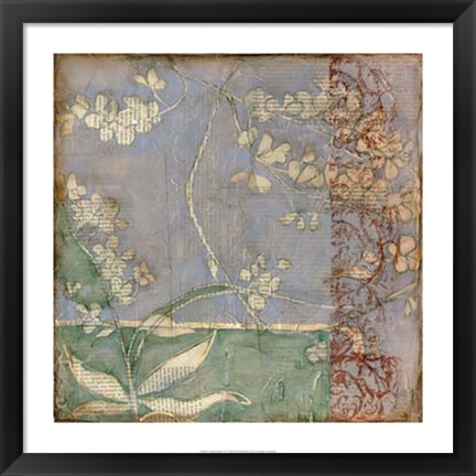 Framed Garden Whimsy IV Print