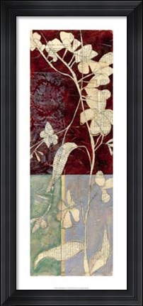 Framed Garden Whimsy V Print