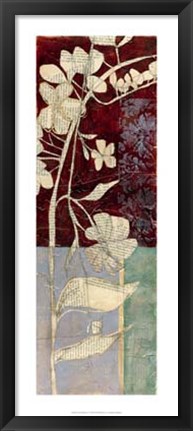 Framed Garden Whimsy VI Print