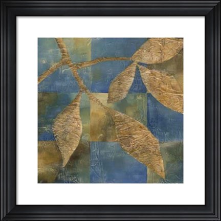 Framed Burnished Branch I Print