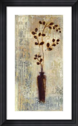 Framed Eccentric Botanical I Print