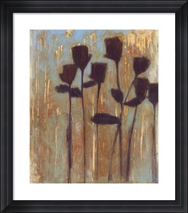 Framed Rustic Blooms I Print