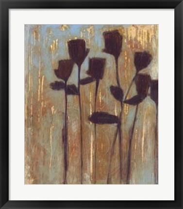 Framed Rustic Blooms I Print