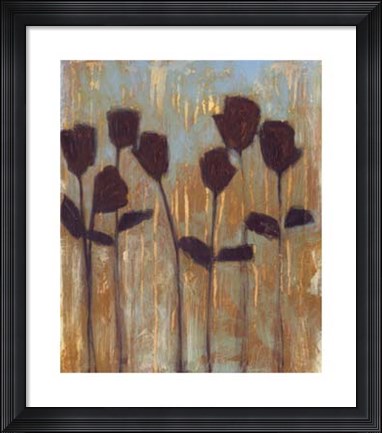 Framed Rustic Blooms II Print